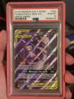 2019 Pokemon Sun & Moon Unified Minds #222 FA Mewtwo & Mew GX PSA 10 GEM MINT