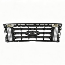 For 2009-2012 13 14 Ford F-150 F150 Xlt Front Upper Bumper Grille Grill Chrome For 2009-2012 13 14 Ford F-150 F150 Xlt Front Upper Bumper Grille Grill Chrome
