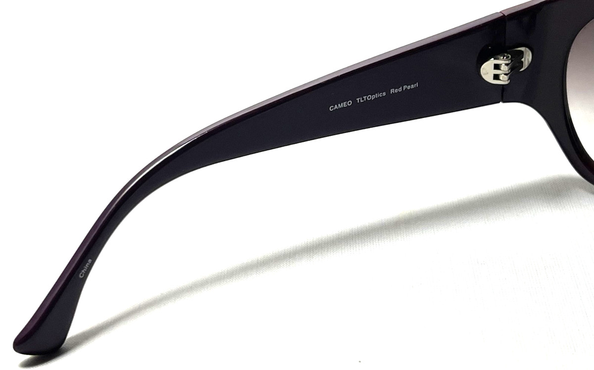 SMITH OPTICS CAMEO TLT Optics Red Pearl Purple Plastic Wrap Women's Sunglasses View 6