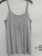 Primark Parenthood Grey Ribbed Maternity Nursing Cami Top XL 18 20