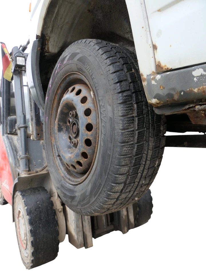 2x VW T4 Felgen Reifen 195/70 R15C 104/102R Winterreifen 6jx15H2 ET55 - 8mm - Bild 4 von 4