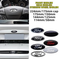 Car Front Hood Emblem Rear Trunk Badge Sticker For Ford Mondeo Explorer Focus