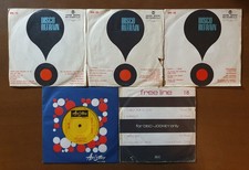 LOTTO STOCK BLOCCO 5 x 7" 45 giri DISCO REFRAIN promo Rca Ariston beat prog VG+