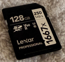 Lexar 128GB Professional 1667x UHS-II SDXC Memory Card