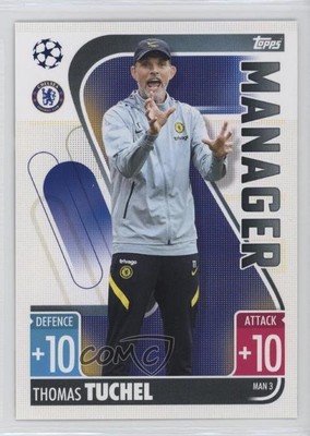2021-22 Topps Match Attax UCL Extra Manager Thomas Tuchel #MAN3 0t2