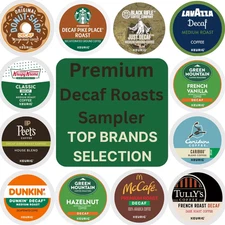 Premium Decaf Coffee Variety Pack for Keurig K-Cup Brewers – 24 Count Gourmet Se