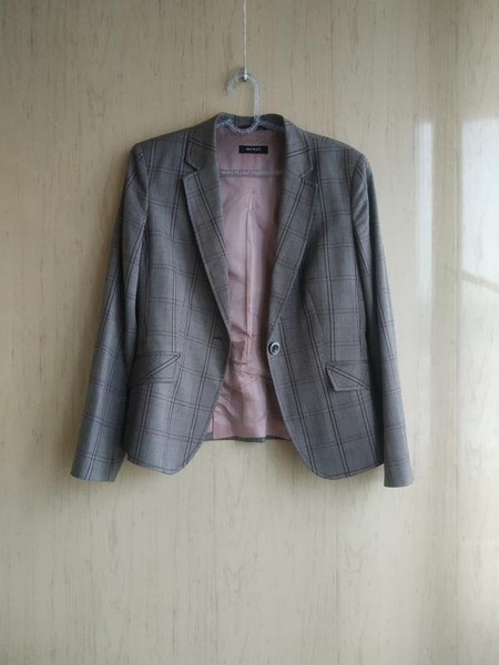 Women Navyboot Blazer Multicolor Viscose 40