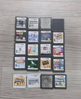 Nintendo Ds Lot Games AS-IS UNTESTED