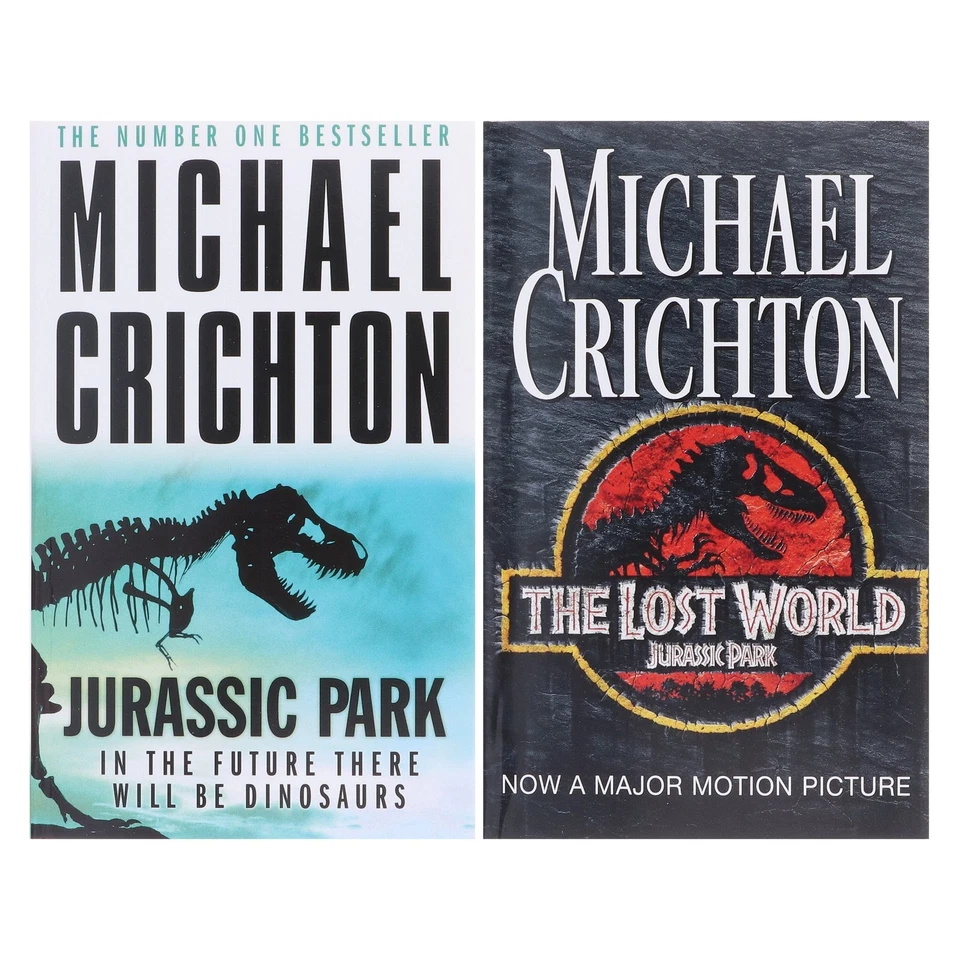 Jurassic Park & The Lost World 2 Books- Michael Crichton - Fiction - Paperback - Image 2 of 4
