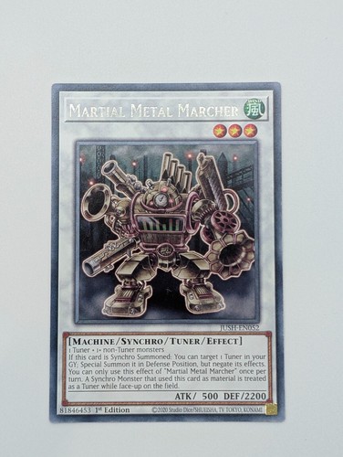 MARTIAL METAL MARCHER - Rare - JUSH-EN052 - 1st Ed - NM/M - Picture 4 of 4