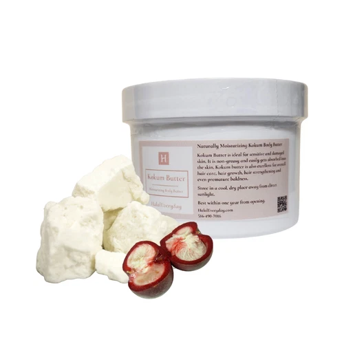 Raw Kokum Butter Natural Cold Pressed Organically Sourced Skin Care Moisturizer