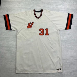 Vintage 40s Baseball Jersey Adult 54 White Iowa Sports Supply Washington