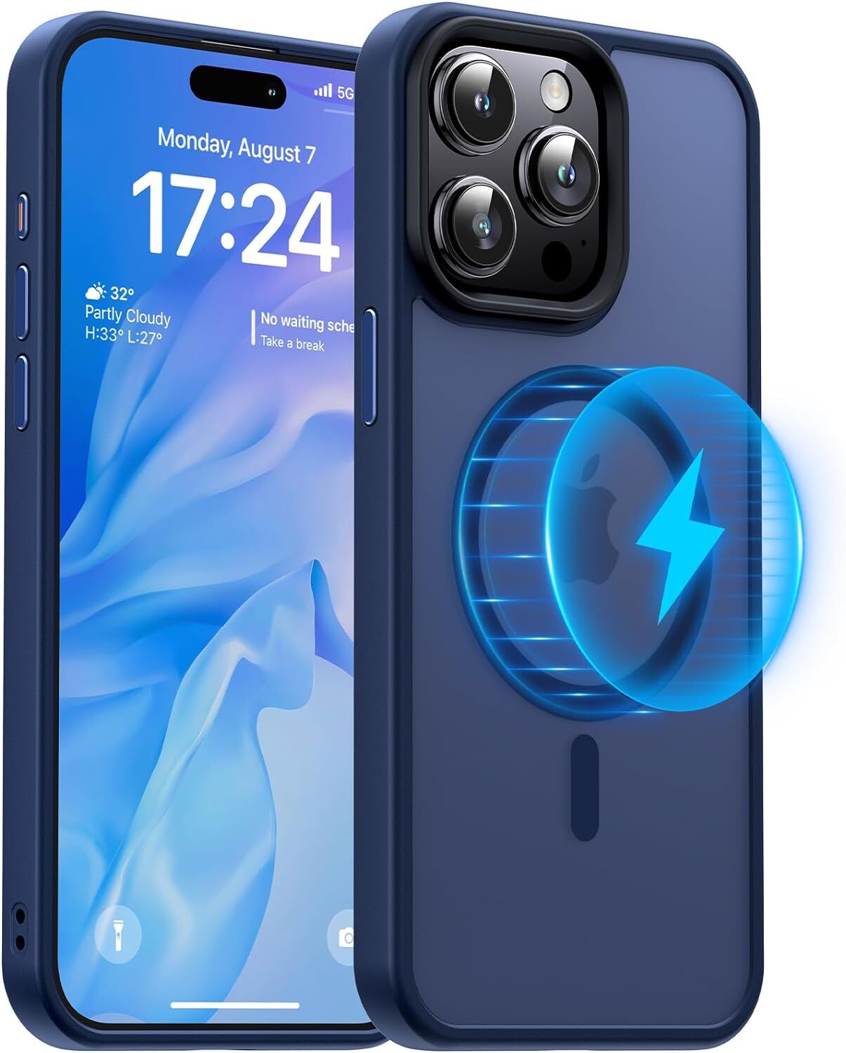 Magic Mag Series Designed for iPhone 15 Pro Max Case, [Military Grade Protection