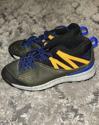 Nike ACG Okwahn 2 Sequioa Racer Blue Yellow Ochre Mens Size 7 Trail Shoes Hiking