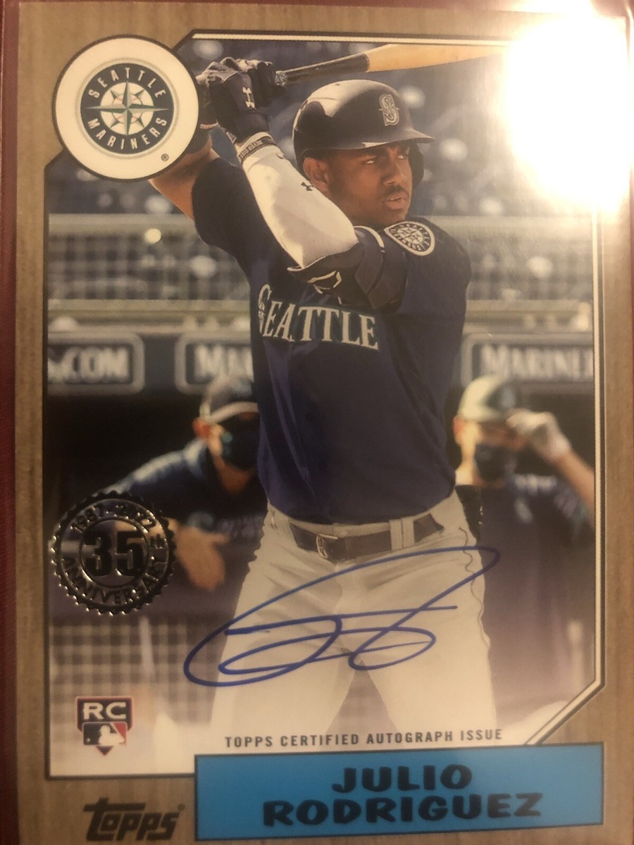06/50 JULIO RODRIGUEZ AUTOGRAPH CARD