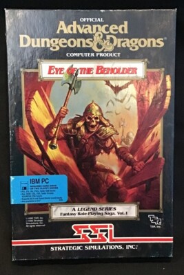 AD&D ~ Eye of the Beholder ~ 3.5 floppy PC ~ OEJ