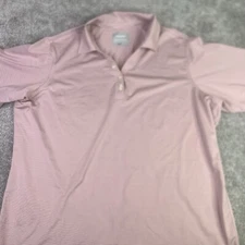 Oobē Shirt Mens 2XL Red Striped Polo Short Sleeve Golf Preppy