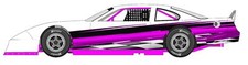 Race Car Wrap Graphics Decals Imca Late Model Dirt 25