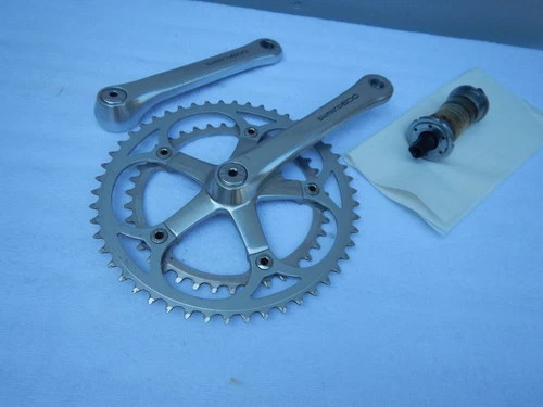 Shimano 600 Ultegra FC-6207 Road Touring Bike 170mm Double Cranks Crankset w/BB
