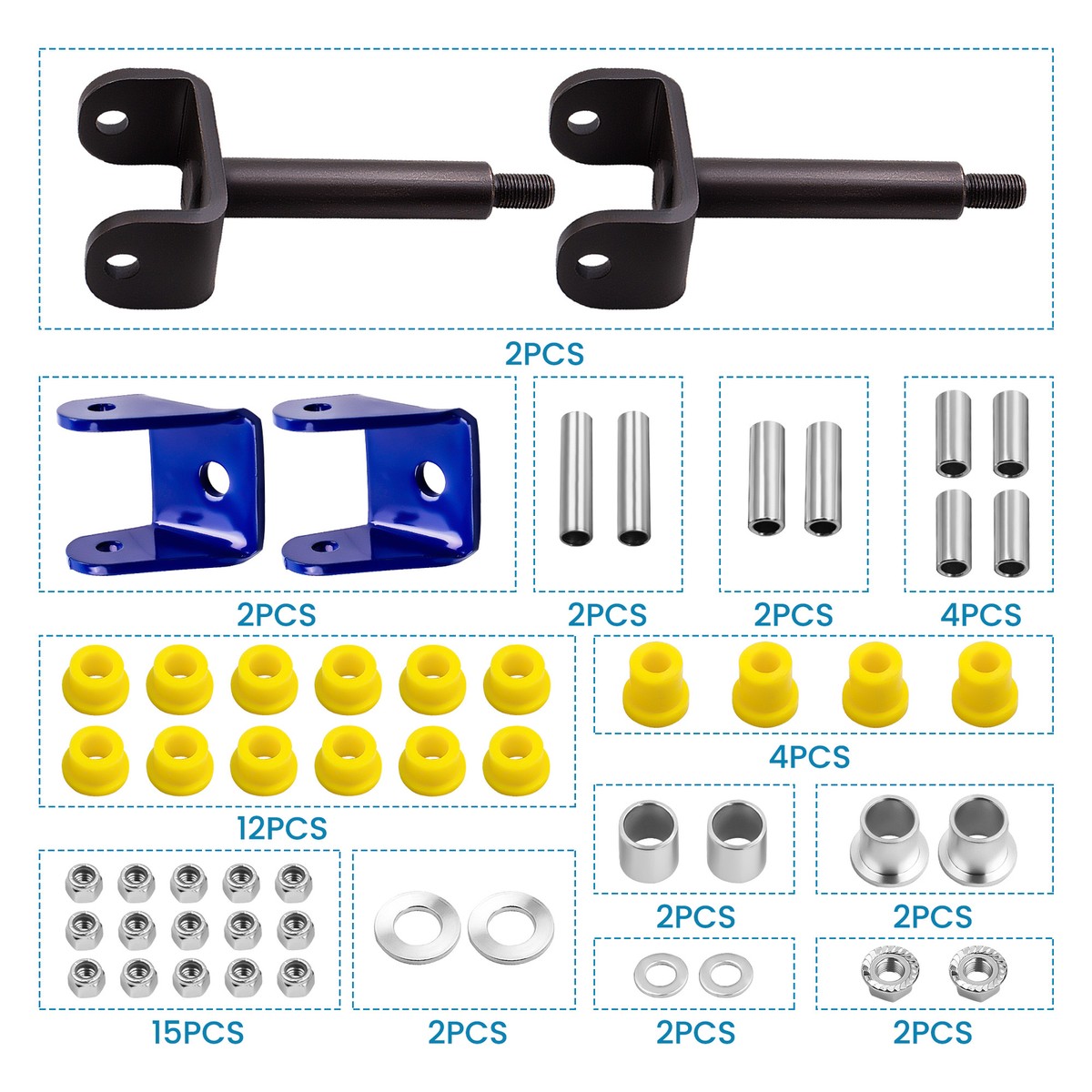 Golf Cart Front End Repair Kit King Pin Bushing Kit For Club Car