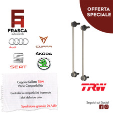Tiranti Barra Stabilizzatrice Biellette Anteriori Audi A3 2.0 1.2 1.6 3.2 Q2 Q3