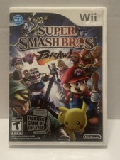Case and Manual Only NO GAME Super Smash Bros Brawl Nintendo Wii Authentic