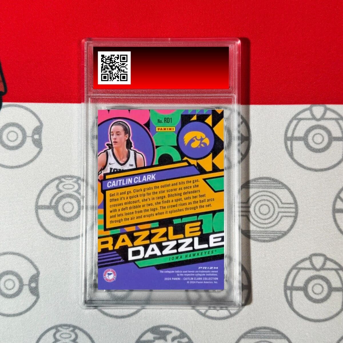 Graded 10 Caitlin Clark Collection Mosaic Prizm Razzle Graded 10 Caitlin Clark Collection Mosaic Prizm Razzle