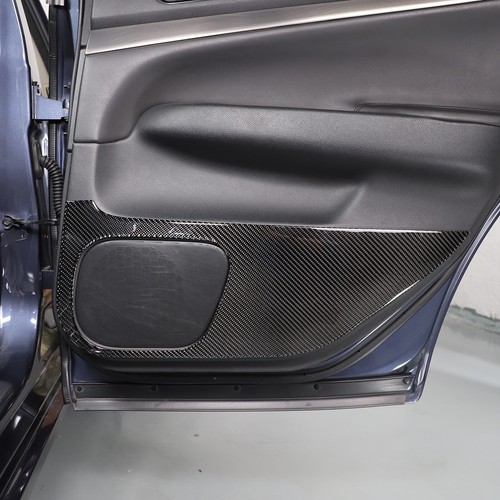 Carbon Fiber Rear Door bottom Trim Sticker Fits INFINITI G25 G35 G37 Sedan - Picture 8 of 11