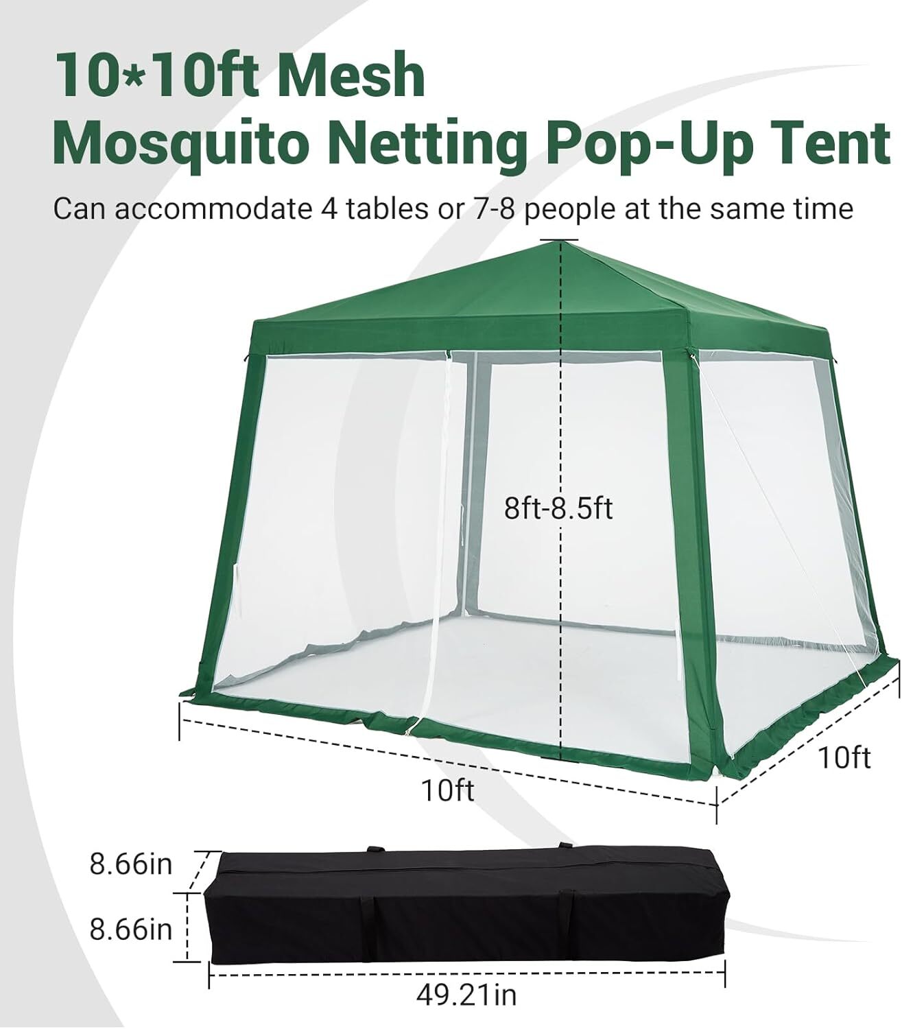 Gazebo Tent Waterproof Outdoor Screen Camping Garden