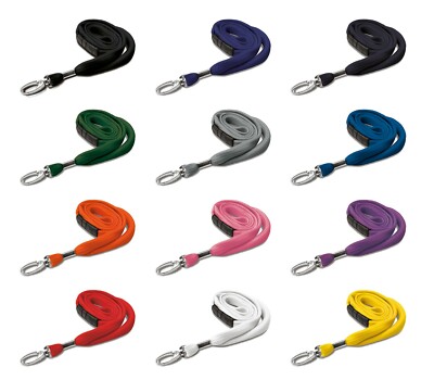Einfaches Schlüsselband Umhängeband Premium Metallclip für Ausweis Abzeichen Halter - KOSTENLOSER VERSAND