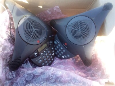 14 Lot Polycom SoundStation 2w  Conference Phone, Receiver, Wall & Extender