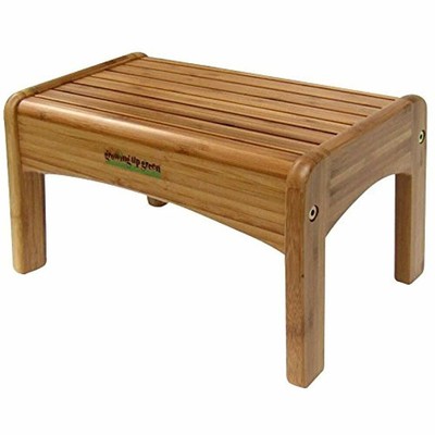 Sale Growing Up Green Bamboo Step Stool Baby 796629341111 Ebay