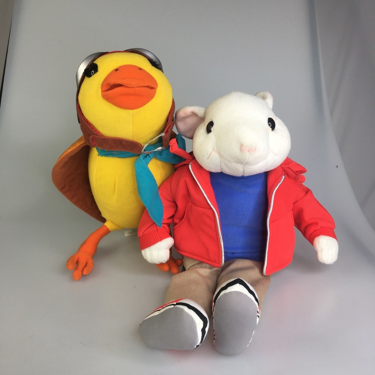 STUART LITTLE 2 マスコットフィギュアセット Talking Stuart Little 2 Mouse & Talking Margalo Canary Hasbro 2002