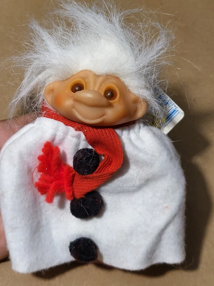 Dam Norfin тролль 1985 снежинка # 50516 белый 3,5» новый из старых запасов с ярлыком отсутствует шляпа C205B - Изображение 2 из 4