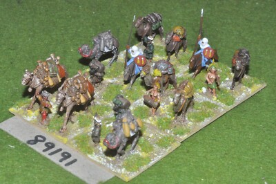15mm Mittelalter / Osmanisch Türkisch - Kamelzug 18 Figuren - Gepäck (89191)