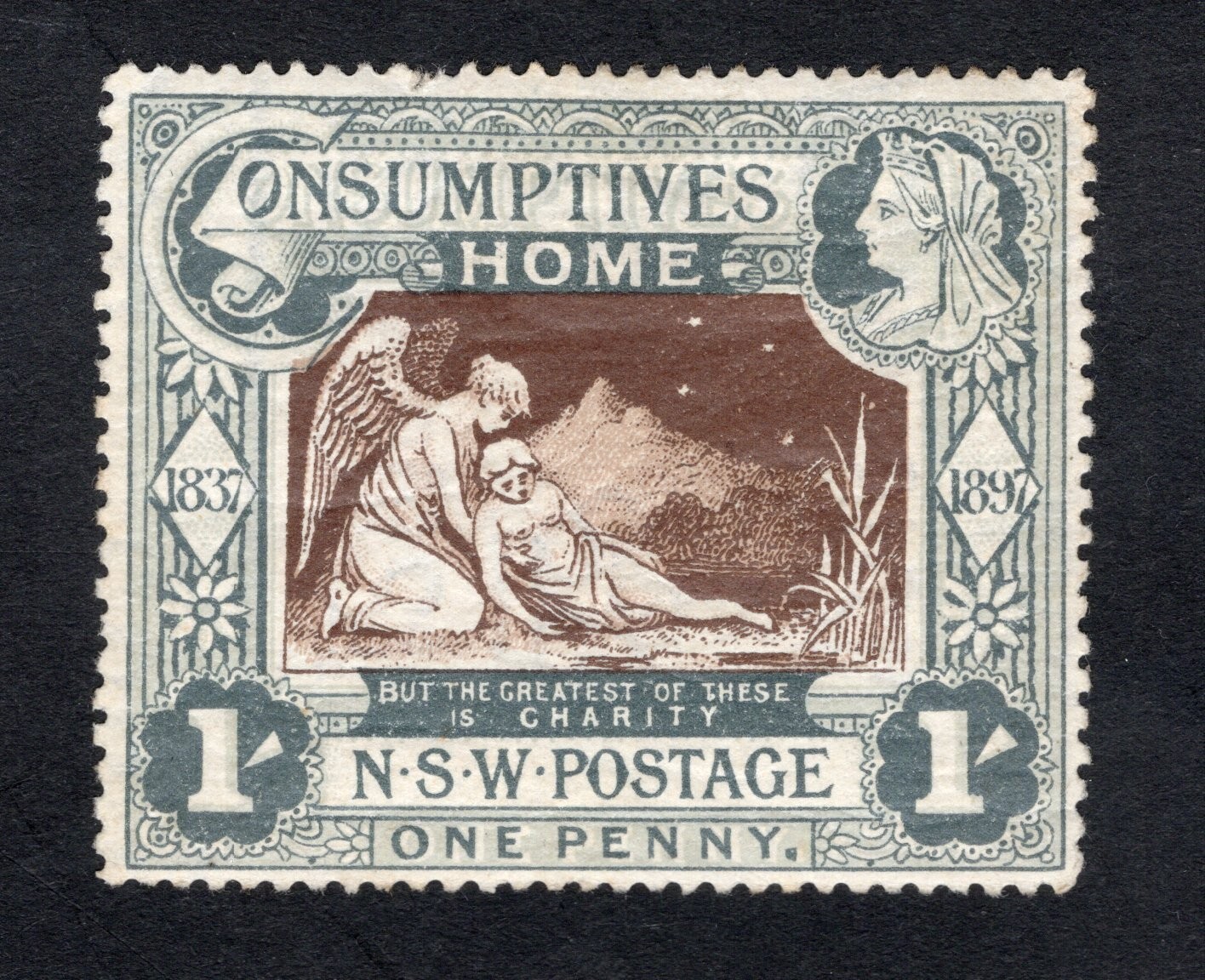 Australia New South Wales 1897 stamp SG#280 START15%ONLY MH CV=70$