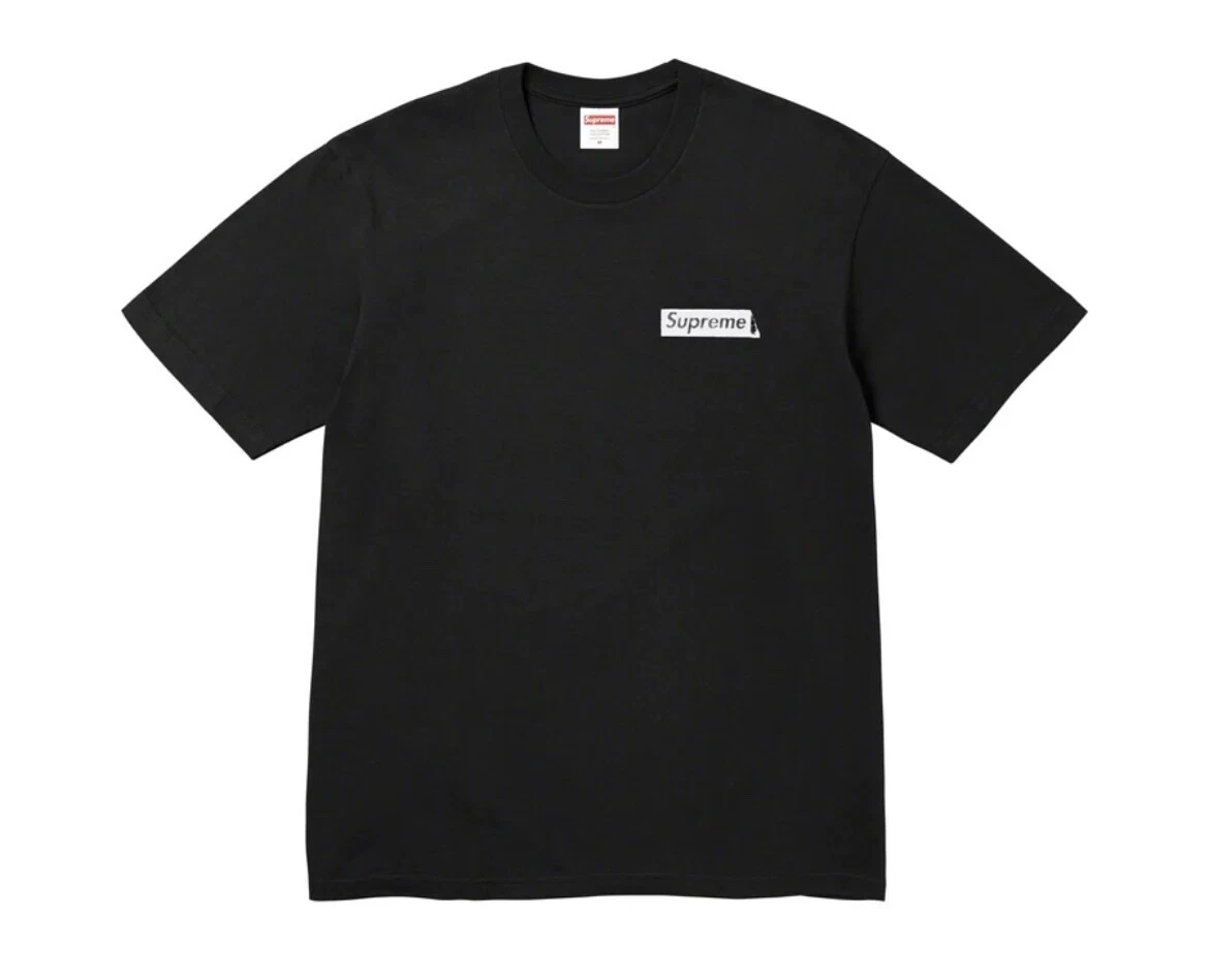 Supreme Static Tee Black M, L, XL, XXL in Hand