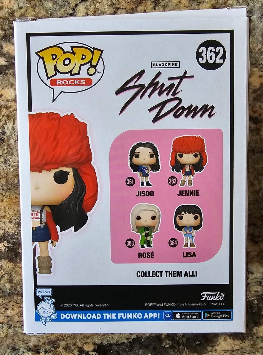 Funko Pop! Rocks Black Pink Jennie #362 | eBay
