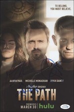 Aaron Paul & Michelle Monaghan "The Path" AUTOGRAPHS Signed 8x12 Photo ACOA