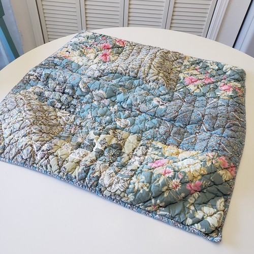 Pottery Barn Neena Patchwork Quilted Euro Shams Set Of 2 Size 25 X 26”