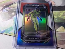 2022 Panini Prizm Tariq Woolen Red White & Blue RC #349