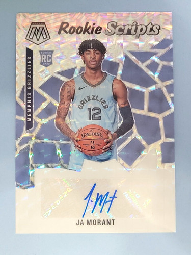 Ja Morant #RS-JMT 2019 Panini Mosaic Rookie Scripts card