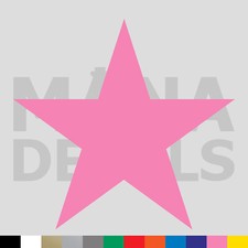 Star Vinyl Die Cut Decal Sticker - 5 Point Shape Military Army Usa