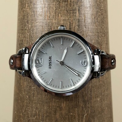 Fossil Georgia Women ES3060 Dress Liver Dial 32mm Brown 