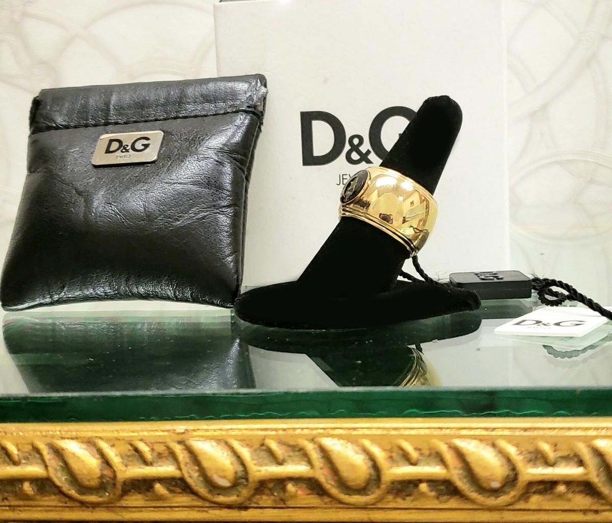 NEW DOLCE& GABBANA D&G GOLD TONE 1994 STAR RING SIZE 9 | eBay