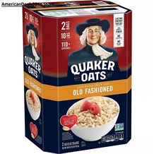 Quaker Old Fashioned Oats Oatmeal - Total 10 lbs - Non-GMO, FRESH!! FREE SHIP!!