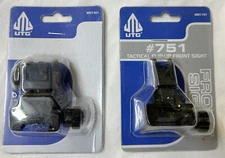 UTG Low Profile Flip-up  Sight Set Folding Iron Sights Picatinny Rail 751 / 951
