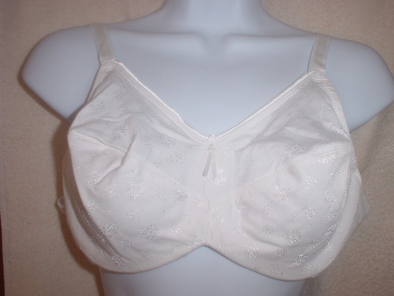 Wacoal 85118 Cotton Underwire Bra Irregular/Semi-Perfect 38DD Wh Lot of 2 NWOT