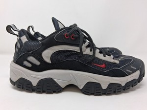 VINTAGE ACG NIKE 00s Y2K Men\'s Black and Silver Slip-On Athletic Water Shoes 9 Nike ACG Mens Black Aqua Socks Water Shoes Sz 15 Slip On  main image 4