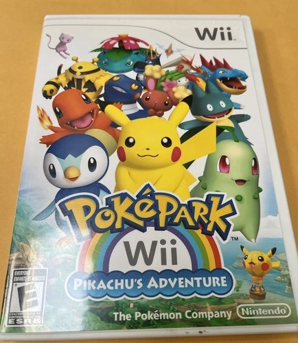 WII PokePark Pikachu's Adventure 2010 Nintendo w/Case & Insert